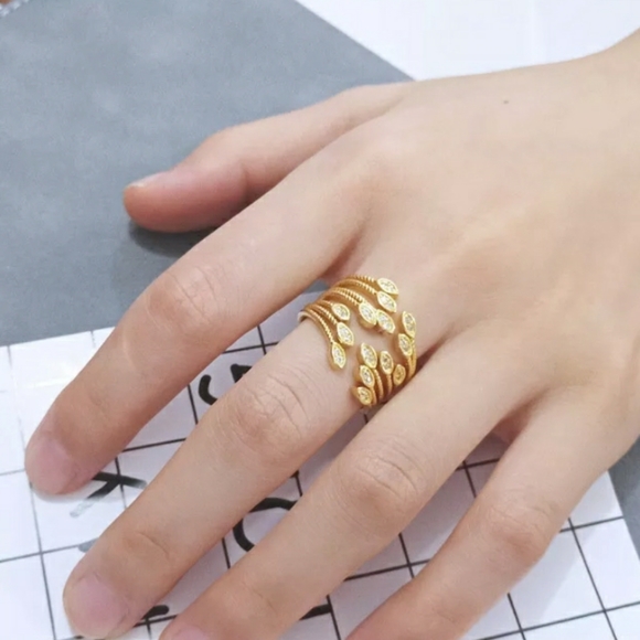 Peacock Adjustable Ring - Picture 3 of 4